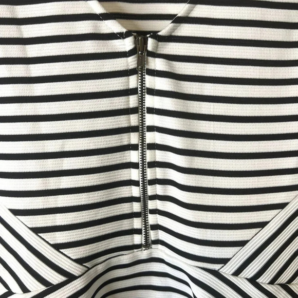 Decree Striped Dress Black and White Sleeveless Size Small - Picture 6 of 11
